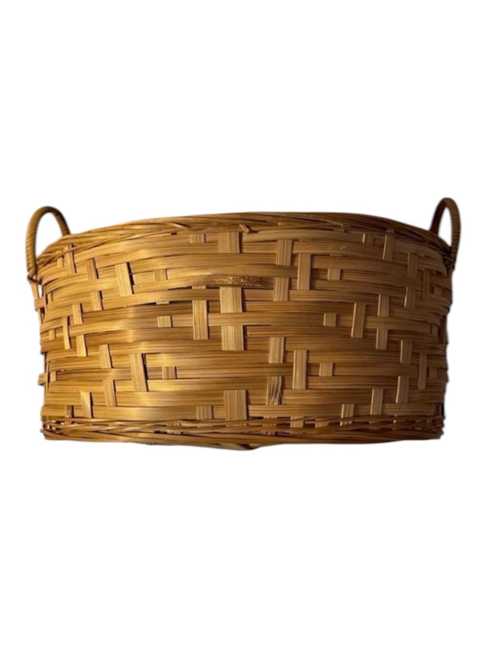 Vintage Wicker Basket Rustic Cottagecore Storage Basket